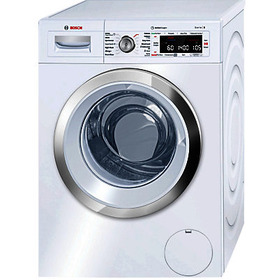 Bosch WAW28750GB Freestanding Washing Machine, 9kg Load, A+++ Energy Rating, 1400rpm Spin, White